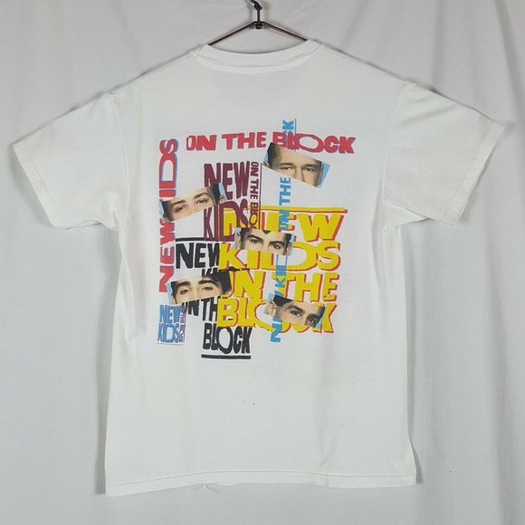 Vtg 80s New Kids On The Block T-Shirt L NKOTB - Picture 4 of 12
